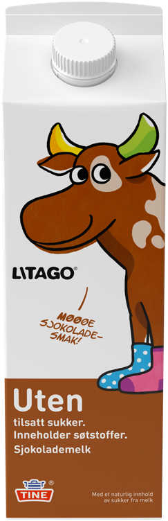 Litago Sjokomelk uten Sukker 1l Tine