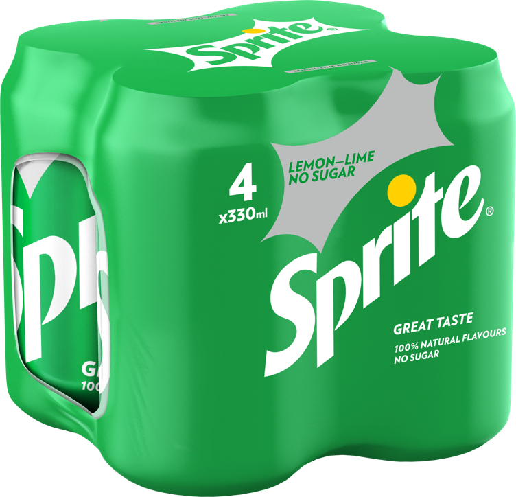 Bilde av Sprite Zero 0,33lx4 boks