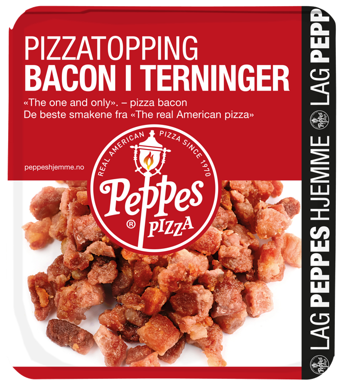 Baconterninger Pizzatopping 80g Peppes