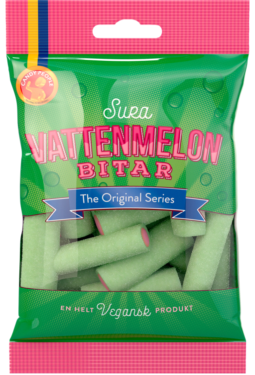 Vannmelonbiter Sure 80g Candy People