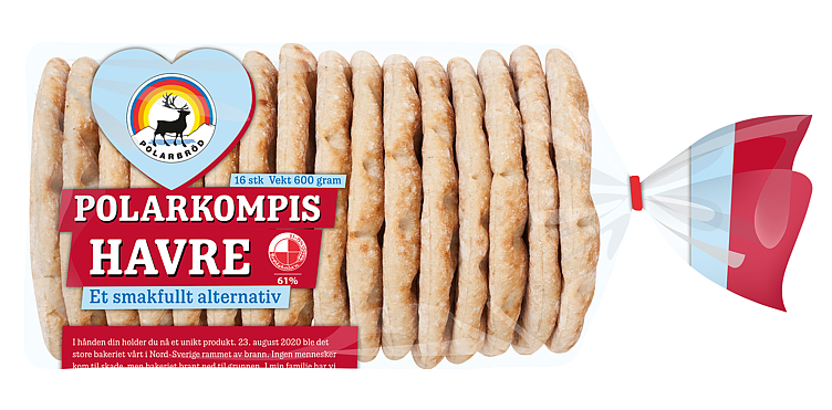 Polarbrød Havre 16stk 600g