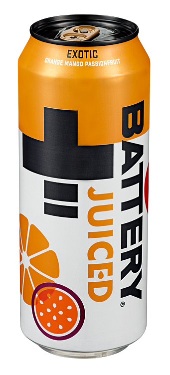 Battery Juiced Exotic 0,5l boks