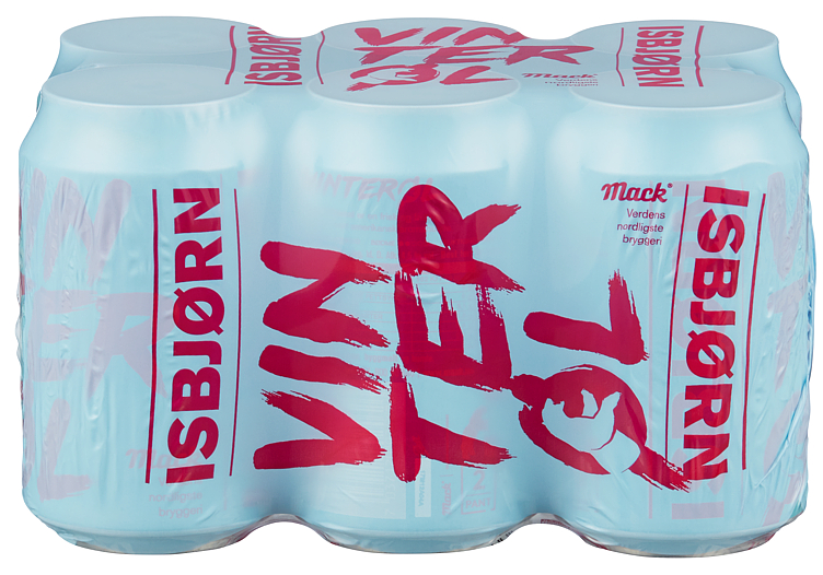 Isbjørn Vinterøl 0,33lx6 boks Mack