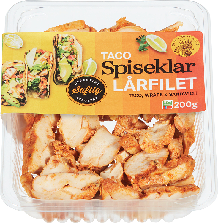 Kylling Lårfilet Spiseklar Taco 200g Dsh