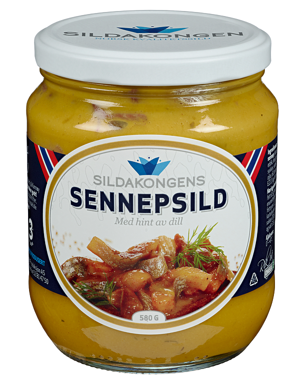 Sennepsild 580g Sildakongen