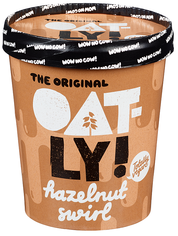 Oatly Iskrem Hasselnøtt 0,5l