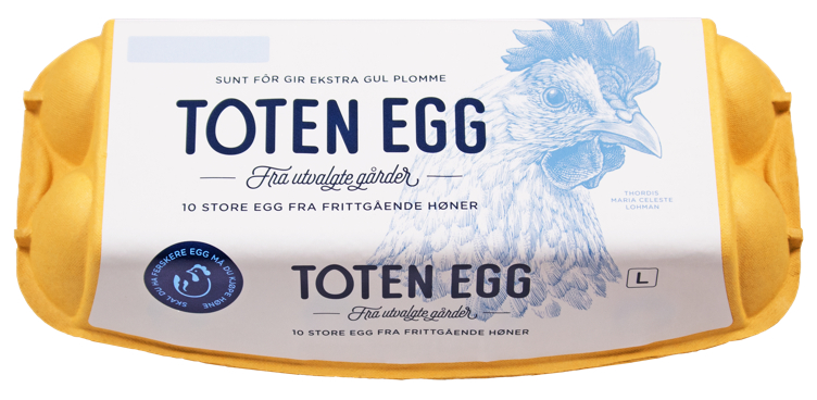 Egg L 10stk Toten