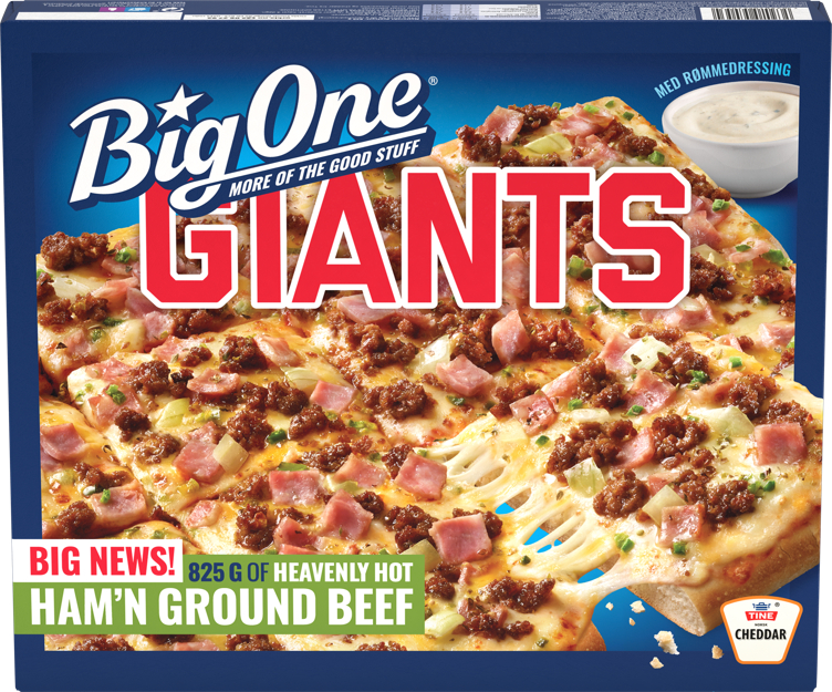 Big One Pizza Giants Ham'n Beef 825g