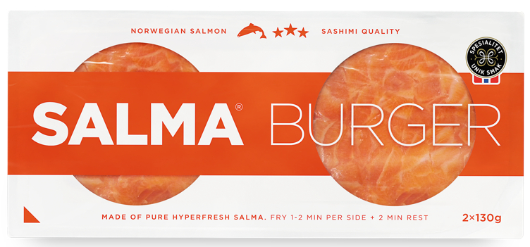 Salma Brg Lakseburger 2x130g