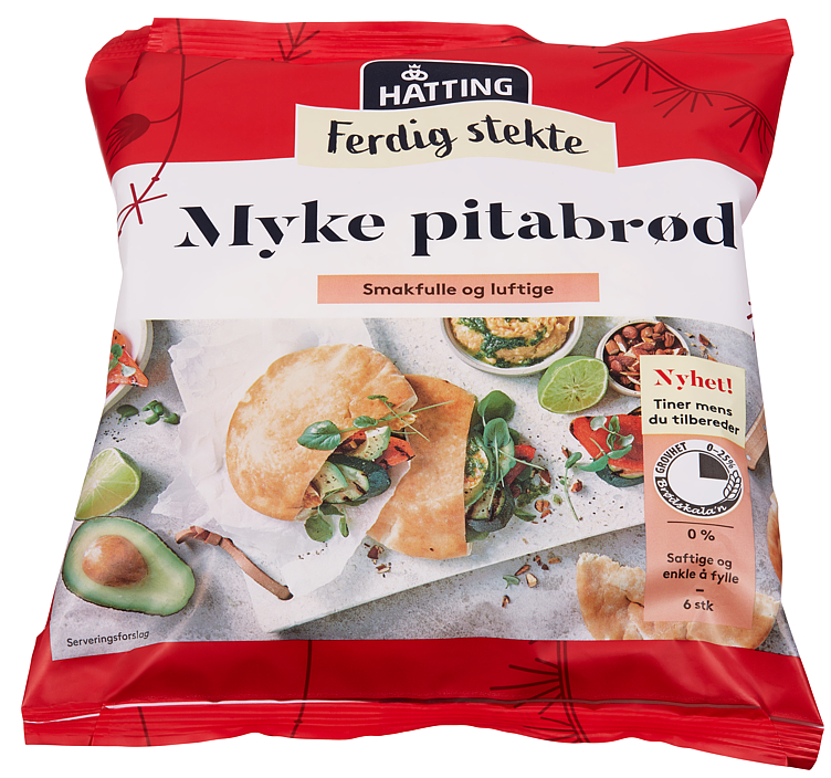 Myke Pitabrød 75g Hatting