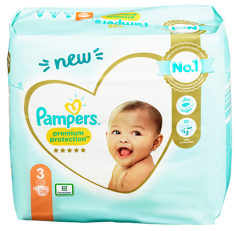 Pampers Premium Protect S3 6-10kg 28stk