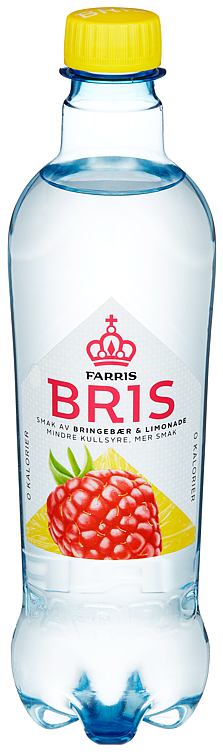 Farris Bris Bringebær/Limonade 0,5l flaske