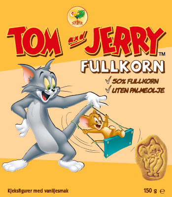 Bilde av Tom & Jerry Kjeks Fullkorn 150g