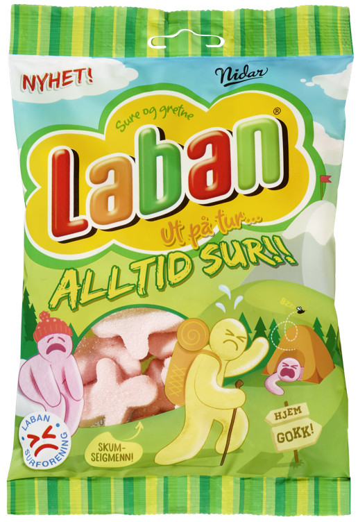 Laban Seigmenn Ut På Tur Alltid Sur 170g Nidar