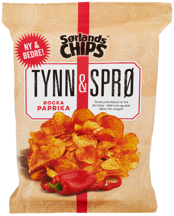 Tynn&Sprø Rocka Paprika 170g