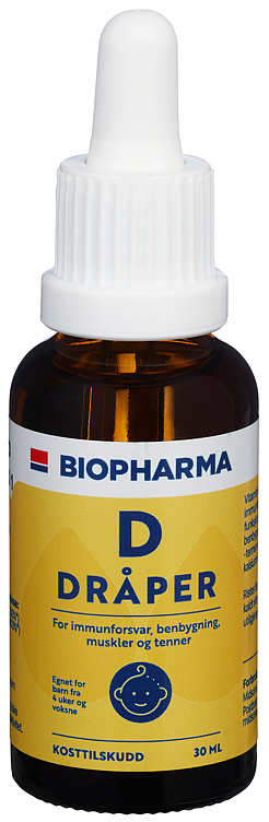 D-Vitamindråper 30ml Biopharma