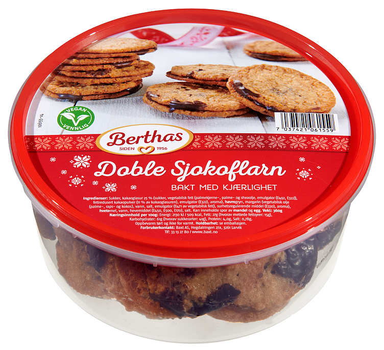 Sjokoflarn Doble 360g Berthas