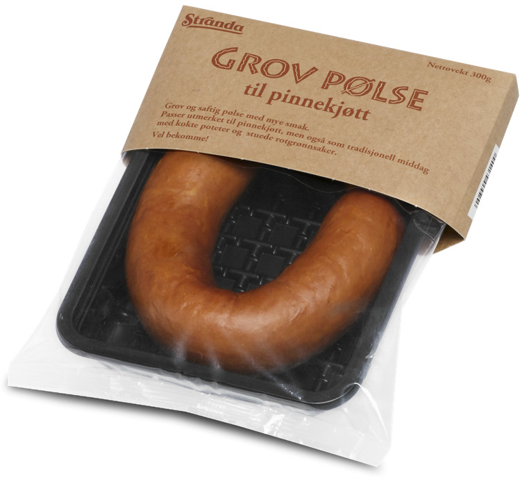 Grov Pølse 300g Stranda