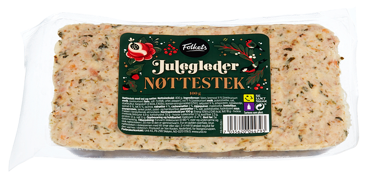 Nøttestek 400g Folkets