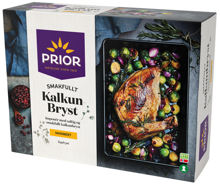 Kalkunbryst Marinert 1,6kg Prior