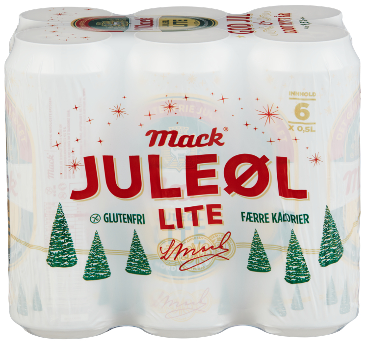 Mack God Jul Lite 0,5lx6 boks