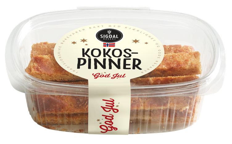 Kokos Pinner 160g Sigdal Bakeri