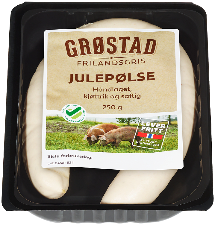 Julepølse 250g Grøstad