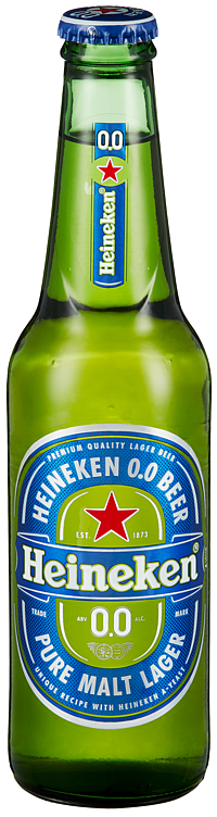 Heineken 0,0% 0,33l flaske