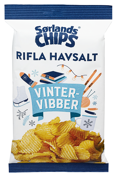 Sørlandschips Vintervibber Havsalt 100g