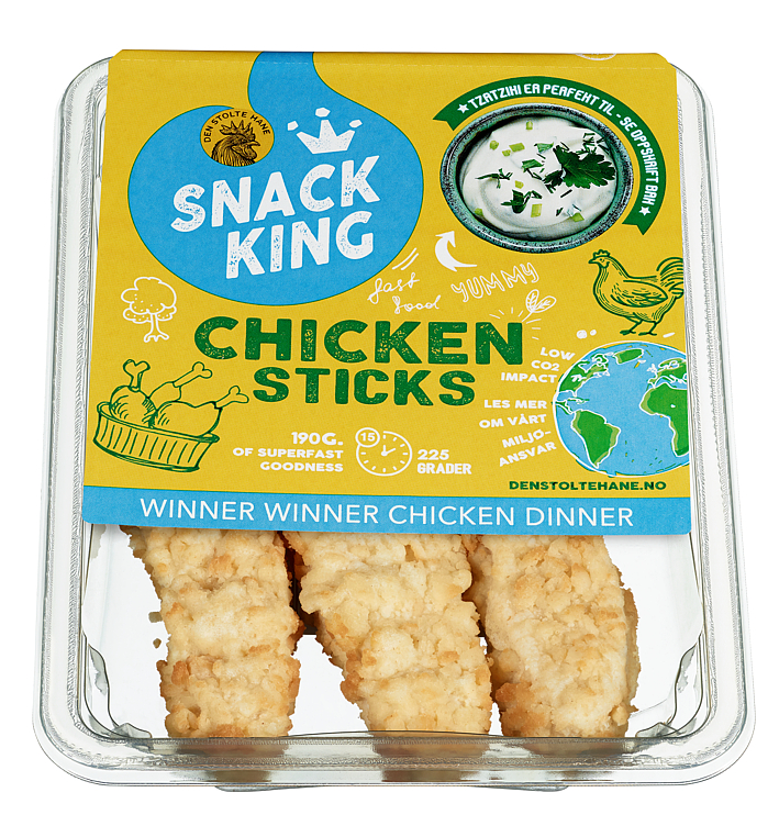 Bilde av Snack King Kyllingsticks 190g