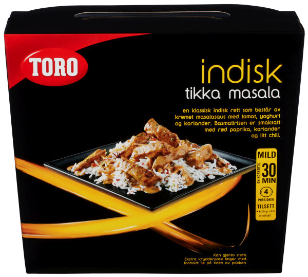 Tikka Masala Indisk Kit 318g Toro