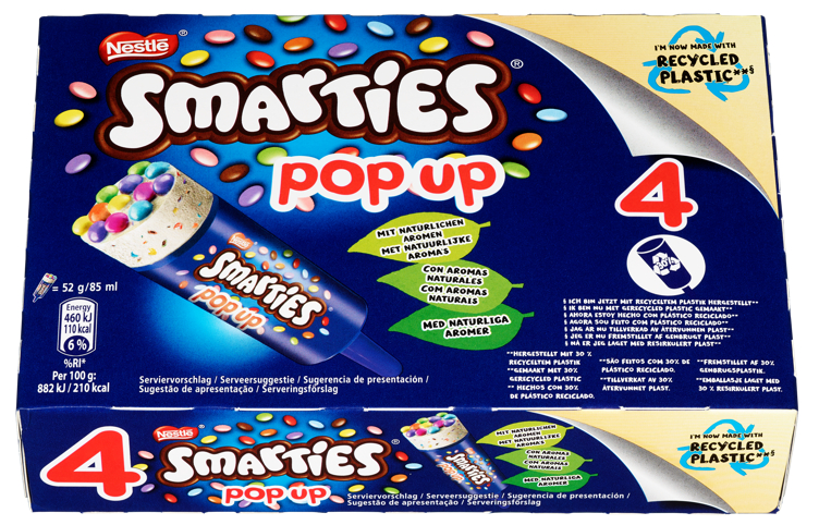 Smarties Popup 4stk Mars