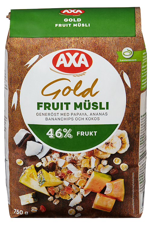 Gold Musli Frukt 750g Axa