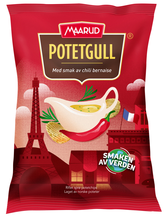 Potetgull Chili&Bernaise 200g Maarud