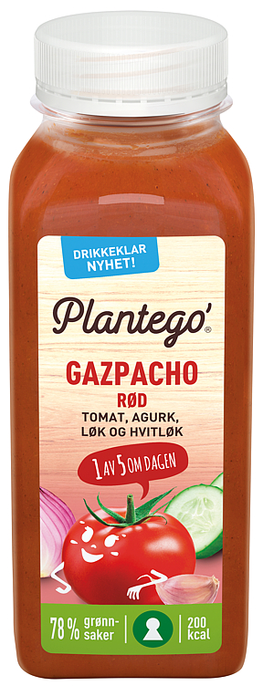 Gazpacho Rød 250ml Plantego'