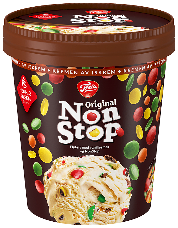 Non Stop Fløteis 450ml Hennig Olsen