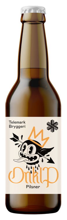 Onklp Pilsner 0,33l flaske Telemark Bryggeri