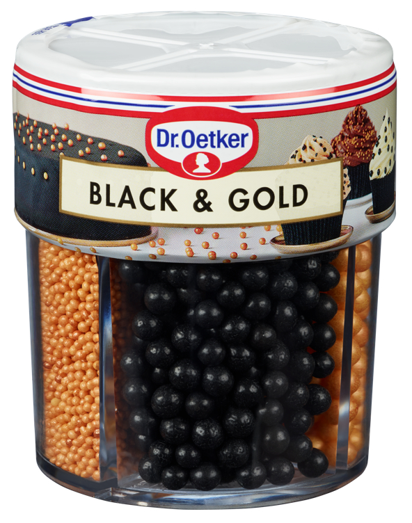 Strøssel Black&Gold 78g Dr.Oetker