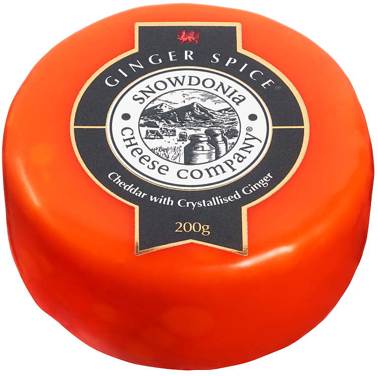 Cheddar m/Ingefær 200g Snowdonia