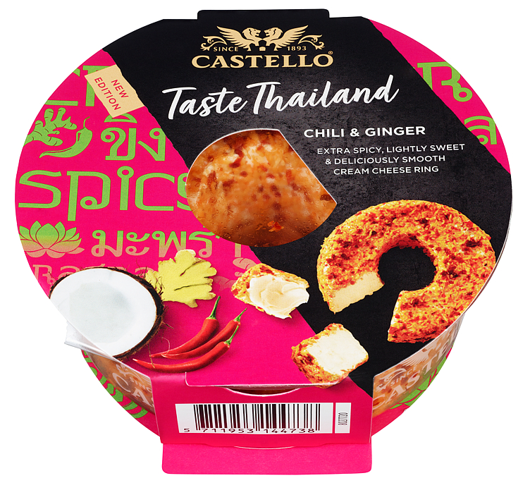 Castello Kremost Chili&Ingefær 125g