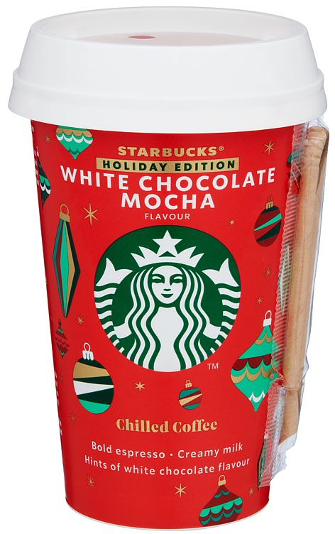 Christmas Coffee White Choc.Mocca 220ml Starbucks