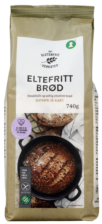 Brødmiks glutenfri Eltefritt 740g Økol Dgv