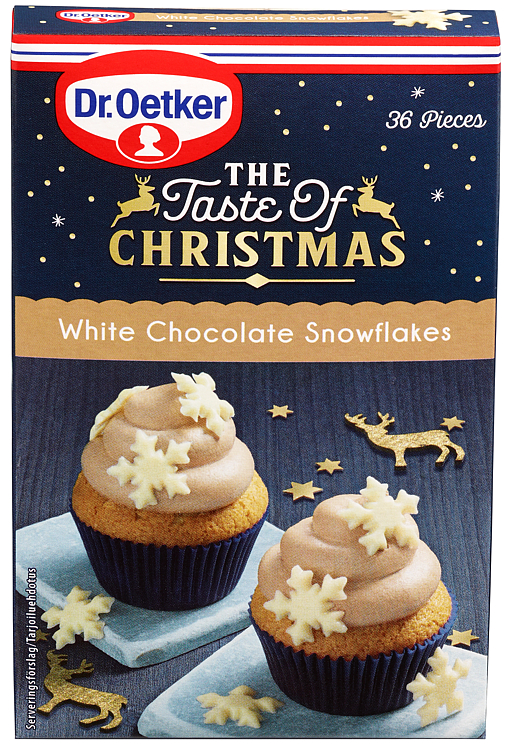 Snowflakes White Chocolate 38g Dr.Oetker