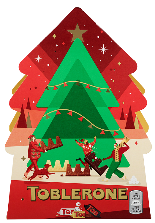 Toblerone Juletre 144g