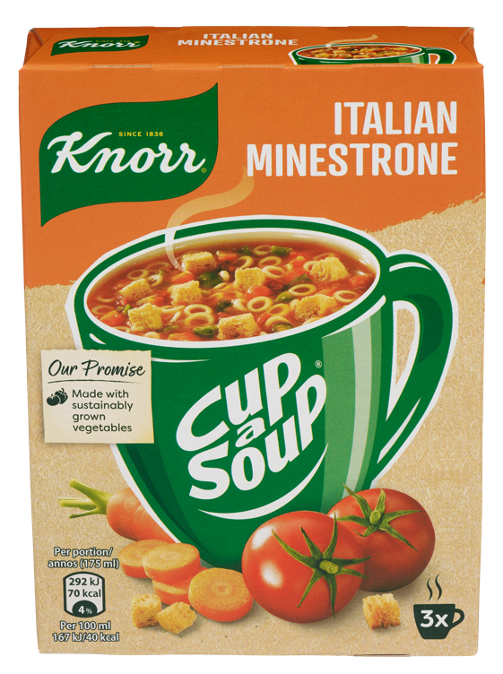 Cup Soup Minestrone 57gx3pk Knorr