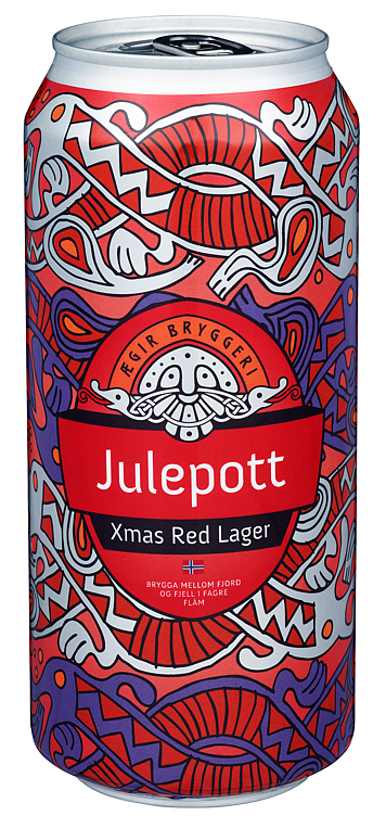 Ægir Julepott Xmas Red Lager 0,44l boks