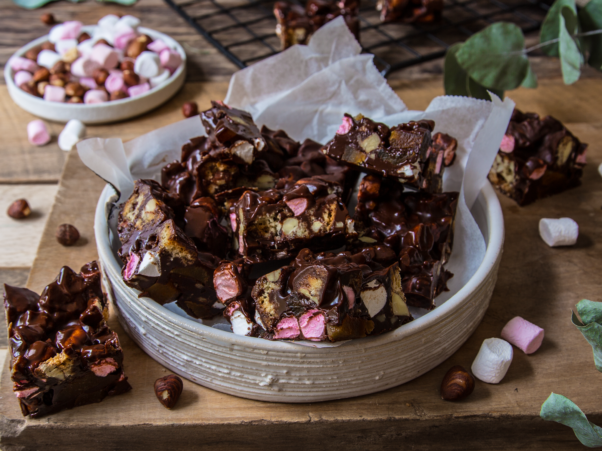 Hjemmelaget Rocky Road