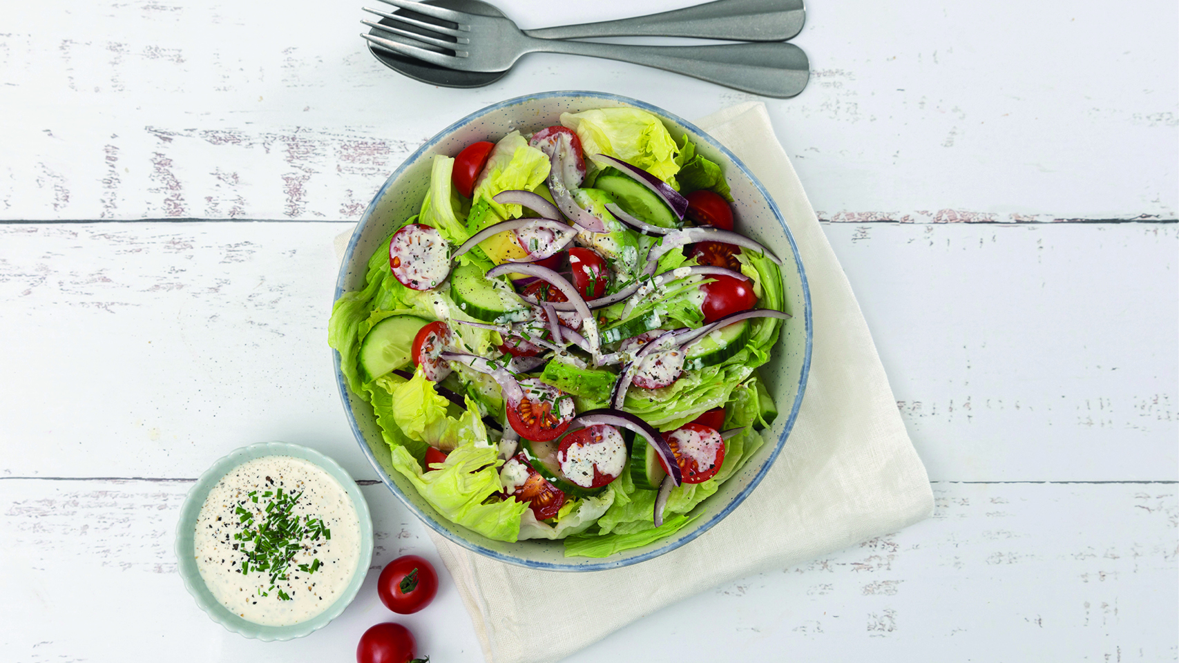 Grillsalat med isberg