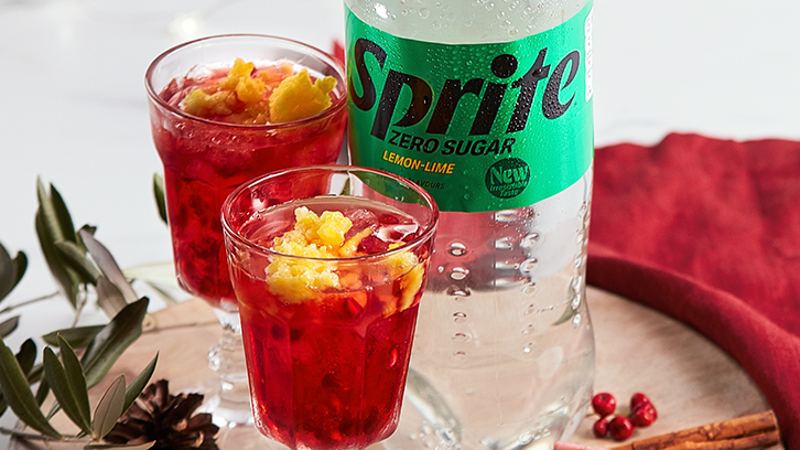 Klementinslush med Sprite