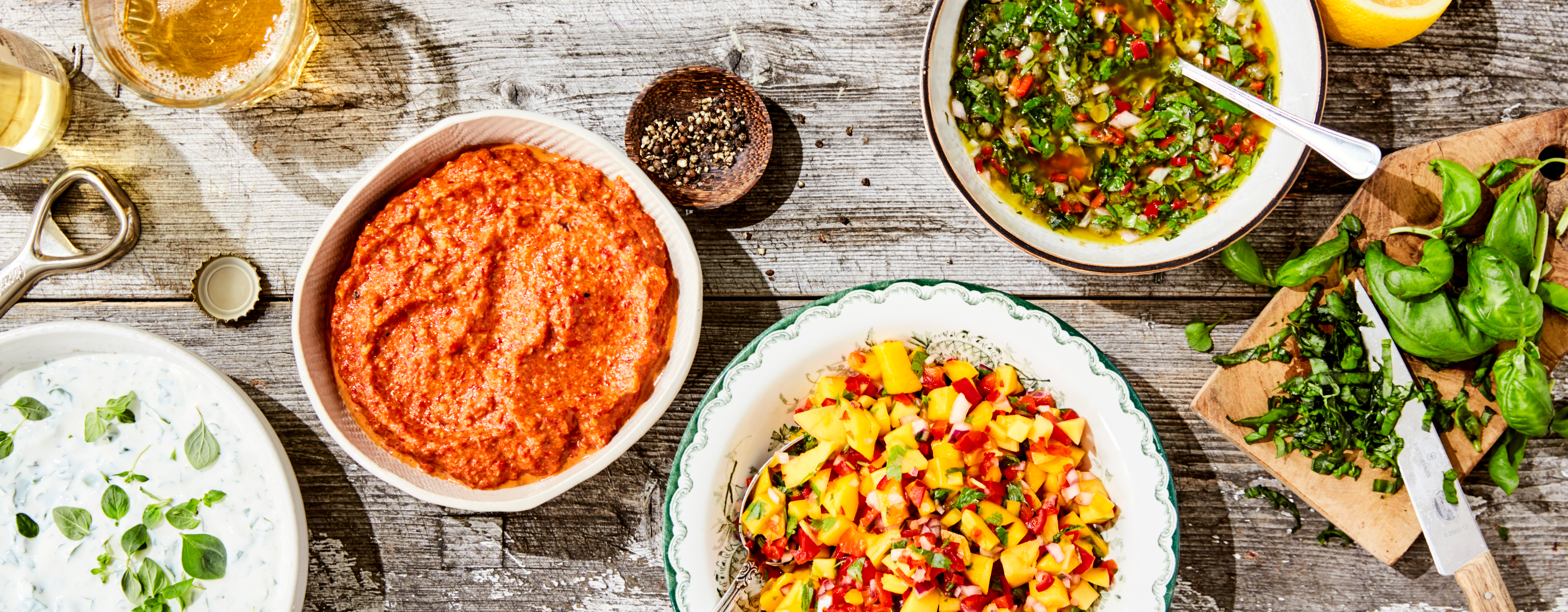 Chili- og yoghurtmarinade
